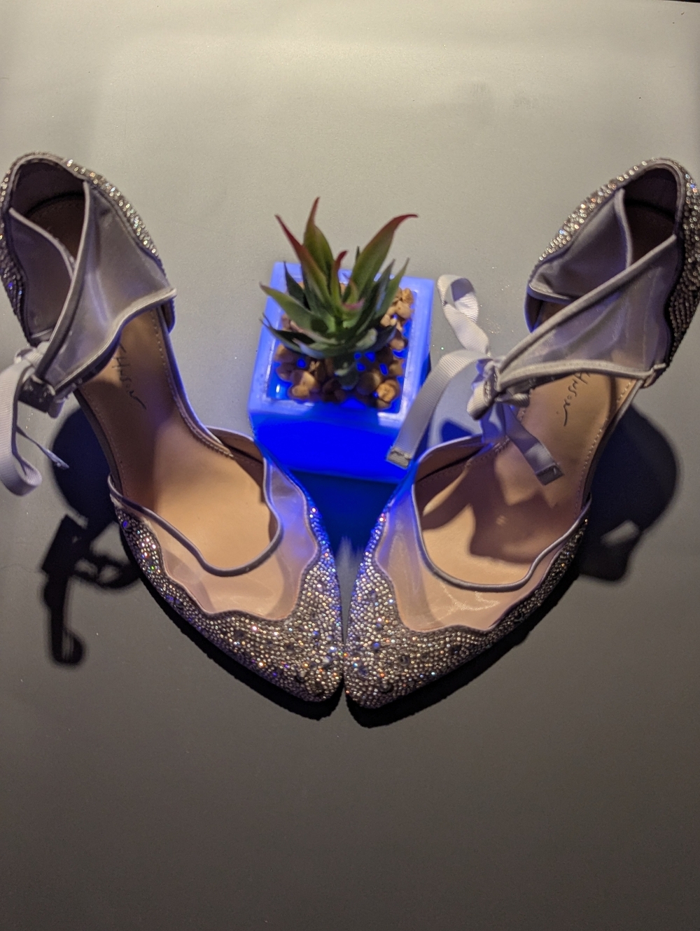 BETSEY Johnson Rhinestones PUMPS AKA Something Blue🩵🩵🩵🩵